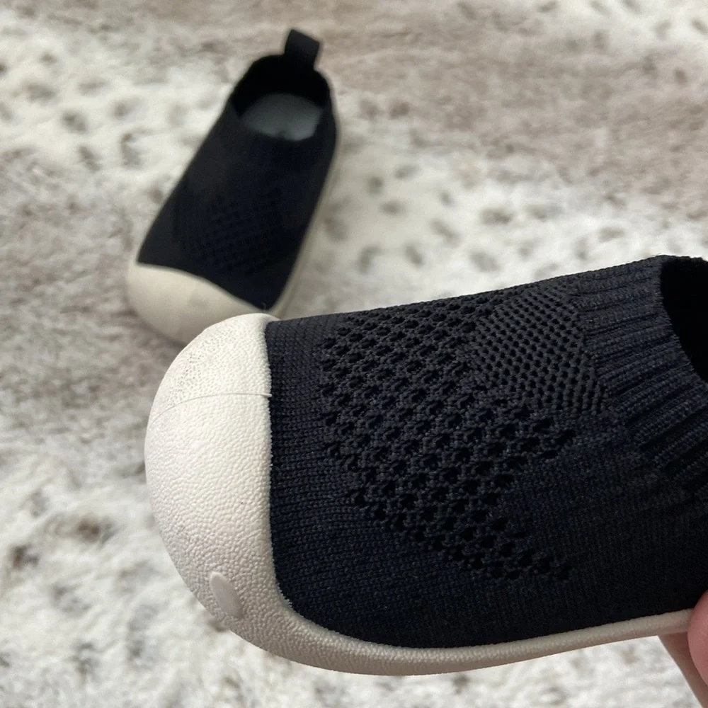 Black mesh water shoes baby boys 9-12 months beach pool party outdoor play